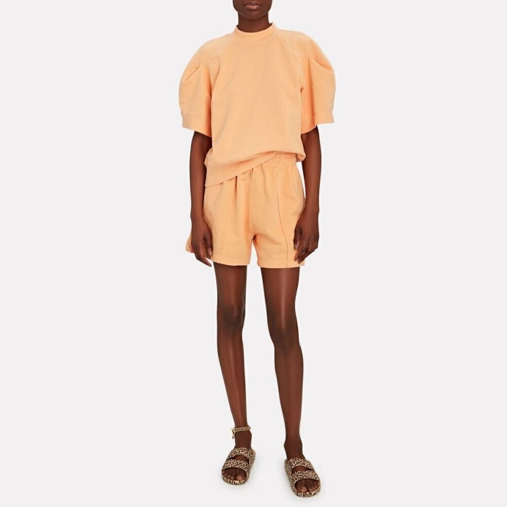 Agolde the round shoulder sleeve Sweatshirt + Boxing short Set